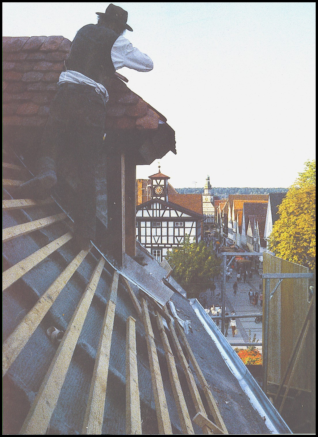 Detailansicht der Dachverzierungen